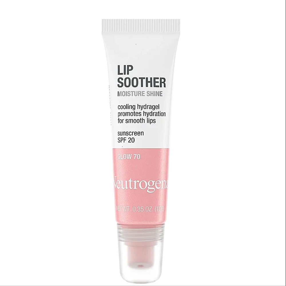 Neutrogena MoistureShine Lip Soother Gloss with SPF 20, 70 Glow